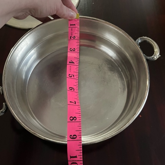 Silverplate Footed Serving Wear Dish With Lid - Picture 7 of 8